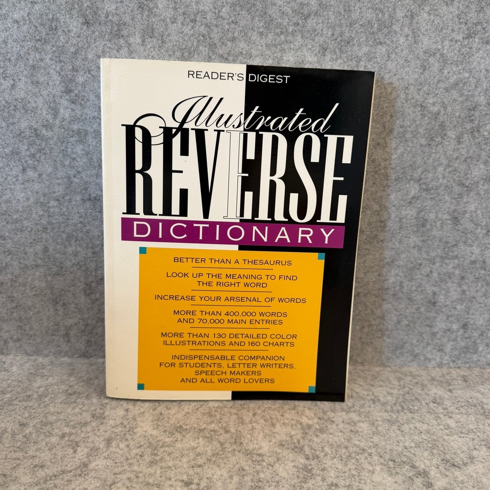 Reader's Digest Illustrated Reverse Dictionary - Softcover - Good